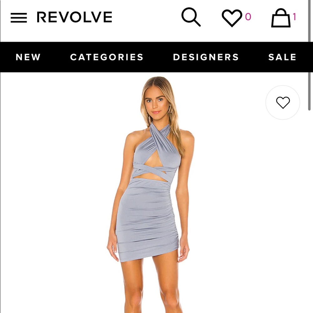 Superdown Suzette Halter Mini Dress